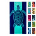 thumbnail image 1 of Toalla de playa Nova Blue Tropical Blue 100% algodón 86 x 160 cm, 1 of 6