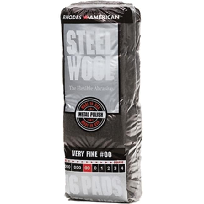 Rhodes American 10660206 Steel Wool Poly Sleeve 16 Pad
