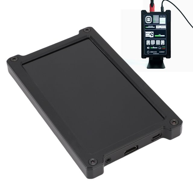 7 Inch Computer Secondary Screen, Clear Display Plug and Play Flexible LCD Gaming Second Screen Aluminum Alloy Shell for Gaming Working