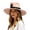 Pink, variant on Women's Wide Brim Felt Fedora Hat with Faux Feather Classic Retro Jazz Cap Adjustable Elegant Party Dress Up Hat