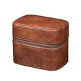 thumbnail image 2 of Caja de almacenamiento de relojes Yuyangstore elegante marrón Estuche de Viaje, 2 of 8