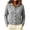 Gray-05, variant on Perfectbot Women's Collared Button-Down Cardigan Long Sleeve Knit Jacket Top with Ribbed Trim