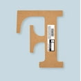 thumbnail image 3 of Plaid Unfinished Wood MDF 5" Letter for DIY Arts and Crafts, F, 3 of 7