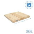 thumbnail image 3 of Small Popsicle Sticks for Crafts 4-1/2 inch, Pack of 200 Unfinished Craft Sticks, Wax Stick, Wooden Sticks for Crafts, by Woodpeckers, 3 of 6