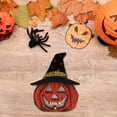 thumbnail image 3 of Adorno De Halloween Led De Madera Dibujos Animados Calabaza Linterna Fantasma Fantasmas Suaves Decoración De Calabaza Segura Para Bar Interior De Halloween Sweethay HA012774-00, 3 of 7