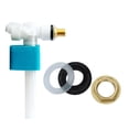 thumbnail image 1 of Bgsha Valve d'Entrée d'Eau Latérale Accessoires de Toilette Conception de Valve à Aiguille pour Réservoirs de Toilette à Entrée Latérale Valve d'Entrée d'Eau Horizontale de Toilette, 1 of 10