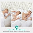 thumbnail image 3 of APSMILE Medium Firm Feathers Down/Poly Pillow Queen Size Set of 2, Luxury Feather Pillow for Sleeping, 100% Organic Cotton Cover Hotel Bed Pillow, Wrapped in Polyester (White, 20"x30"), 3 of 9