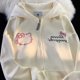 thumbnail image 3 of Abrigos de felpa lisos Kawaii Hello Kitty Y2k para mujer, Sudadera con capucha con estampado Sanrio, abrigos bonitos de dibujos animados para mujer, chaquetas holgadas informales, 3 of 5