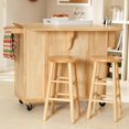 thumbnail image 5 of Winsome Wood Tabby 24? Beveled Seat Stools, 2PC, Multiple Finishes, 5 of 5