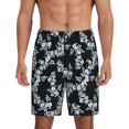 thumbnail image 1 of Fotbe Flower Pantalones Cortos de Pijama para Hombre, Ropa de Dormir, Pantalones de Pijama Cortos para Hombre-4X-Large, 1 of 6
