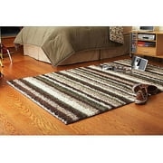 Your Zone Brown Stripe 30x46 Rug