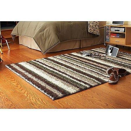 Your Zone Brown Stripe 30x46 Rug