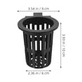 thumbnail image 2 of YOSADIER 6Ud Soporte Negro Para Plantas Hidropónicas En Acuario Con Y Uso En Balcones, 2 of 8