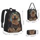 thumbnail image 2 of Easygdp Tree Meditating Golden Retriever Mochila para Niños y Niñas con Set de Caja de Almuerzo y Estuche para Lápices 3 en 1, Mochila Escolar Estampada para Adolescentes, 2 of 7