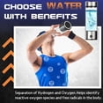 thumbnail image 5 of Generador de botella de agua de hidrógeno, agua de hidrógeno recargable portátil aquahealth, máquina ionizadora de agua de hidrógeno, con tecnología SPE/PEM, para el hogar, oficina, viajes, fitness, b, 5 of 5