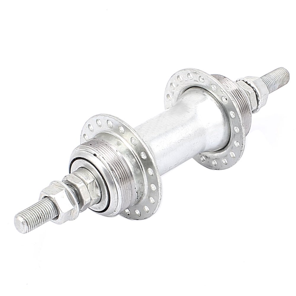 Rear Wheel Hub 36 Holes Disc Bicycle Bike Cycling Metal Silver Tone