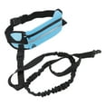 thumbnail image 4 of Dog Leash Fanny Pack, Adjustable Hands Free Dog Leash Reflective High Elastic Liberate Hands Buckle  For Walking Light Blue, 4 of 8