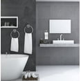 thumbnail image 5 of 3 Piece Bathroom Hardware Set, Stainless Steel Towel Ring, And Toilet Paper Holder, Silver, 5 of 5
