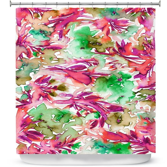 Shower Curtains 70" x 84" from DiaNoche Designs by Julia Di Sano - Floral Destiny 2