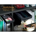 thumbnail image 6 of Bostitch Konnect Under Desk Drawer for Organization, Self-Adhesive Organizer, Under Desk Storage, Black, Pack of 2, 6 of 11