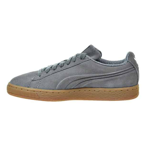 bordillo rango Letrista Puma Suede Classic Debossed Men's Sneakers Steel Gray-Peacoat361098-01 -  Walmart.com
