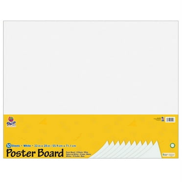 Pacon Railroad Board, 4-Ply, White, 22