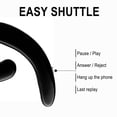 thumbnail image 3 of Nkmbld Noise Cancelling Headphones New Bluetooth Headset Ear-mounted Business Stereo Headset Hands- Sports Headset with Microphone, Black, 3 of 8