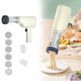 thumbnail image 1 of Noothes Food Blender，Food Electric Noodle Maker Pasta Maker Noodle Maker High Efficiency Handheld Pasta Machine With 6 For Home, 1 of 6