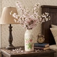 thumbnail image 4 of DAKIMOE Rustic Ceramic Vase, Decorative Flower Vase Farmhouse Decor for Home Living Room Bedroom Kitchen Office Shelf Decor,8 Inches, 4 of 7