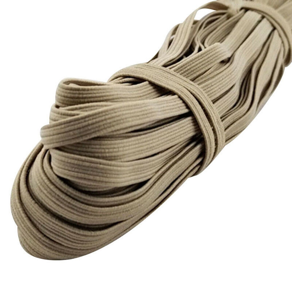6mm 30 Meter Elastic Band Clothes Pants Sewing Repairing DIY Solid