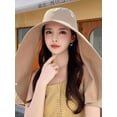 thumbnail image 2 of Deago Sun Hats for Women Sun Protection Wide Brim Shawl with Neck Flap Hiking Visor Hat Outdoor Summer Beach (Khaki), 2 of 8