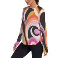 thumbnail image 2 of FORMRS Womens Long Sleeve Shirts UPF 50+ Sun Protection Quick Dry Fishing Hiking Tops, Size S-2XL, Swirling Circles, 2 of 8