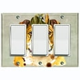 thumbnail image 1 of Metal Light Switch Plate Cover Cute English Bulldog Green Fedora Outfit DOG013, 1 of 13