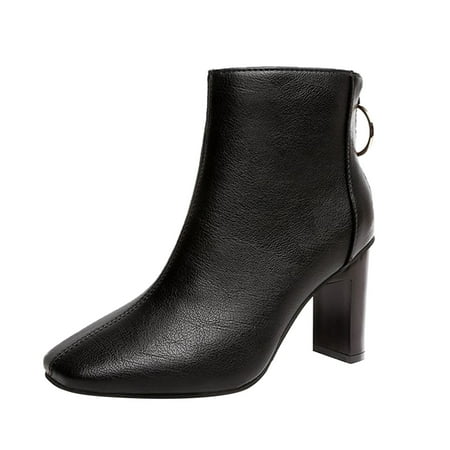 

Zipper Boots Fashion Breathable Retro High Shoes Heels Women s Short Women s Boots