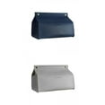 thumbnail image 1 of Funda de Piel Sintética Para Caja de pañuelos cocina oficina Azul Y gris Sunnimix, 1 of 8
