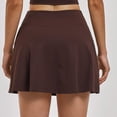 thumbnail image 5 of xfsWaSs Women's Tennis Skirt with Built-In Shorts High Waist 4-Way-Stretch Running Tennis Skirts Lightweight Slim Fit Athletic Golf Skorts, 5 of 6