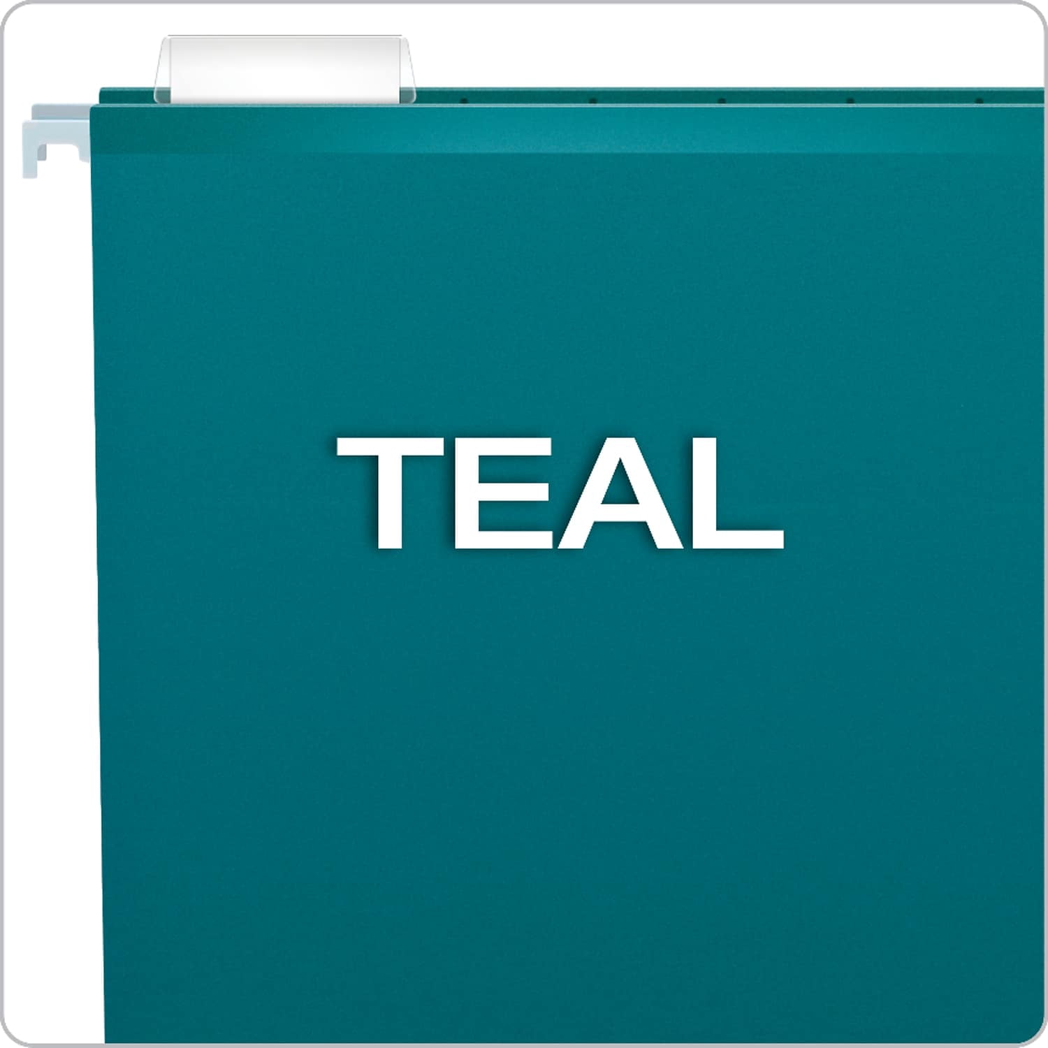 Pendaflex Reinforced Hanging Folders 1/5 Tab Letter Teal 25/Box 415215TEA