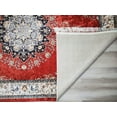 thumbnail image 3 of Ladole Rugs Elson Flatweave Red Vintage Area Rug For Livingroom Bedroom Patio Size 5x7 8x10 8x11 9x12 feet, 3 of 9