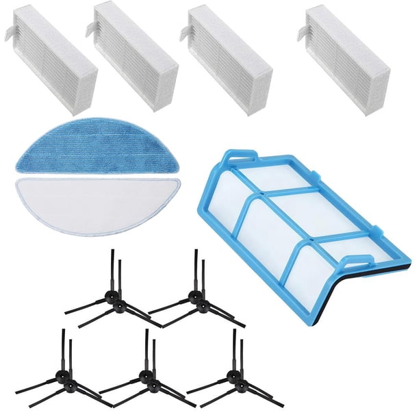Malla Del Filtro Del Cepillo Lateral De Los Accesorios Del Reemplazo Del Barrendero 18Pcs Para Los Barrenderos De Ilife Yuarrent HA013905-00