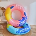 thumbnail image 5 of 36" Pool Float inflatable Swim Ring Adult Swim Ring Summer Floating Ring with Handle, 5 of 6