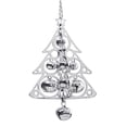 thumbnail image 1 of Adornos navideños, árbol de Navidad, carillón de viento, accesorios, decoración, regalos, campanas de viento navideñas Plata, 1 of 9