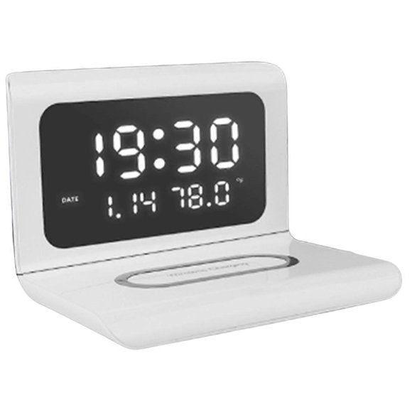 alarm clock wireless charger Multi-function charger clock function_Perfect Gift