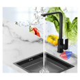 thumbnail image 2 of Grifo de cocina contemporáneo, superficie anticorrosión con funcionamiento suave, mezclador de agua fría y caliente, control de una sola palanca fácil de usar, 2 of 5