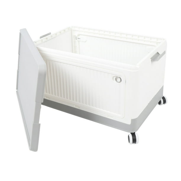 Contenedor De Almacenamiento Enrollable, Carrito De Rodillo Apilable Con Para Libros De Ropa Snack Zapatería Comestibles