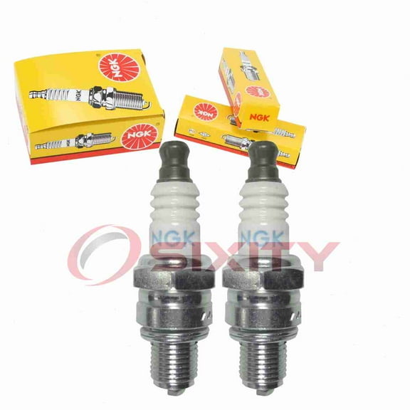 2 pc NGK 1656 Standard Spark Plugs for Ignition Wire Secondary