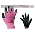 thumbnail image 4 of Guantes de trabajo 3M Kor con revestimiento de nitrilo en la palma, 5 pares, rosa medio, 4 of 9