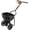 Black, variant on Garden Peat Moss Roller, Compost Spreader, 24 in Wide Heavy Duty Grass Seed Spreaders with T Shaped Handle, 3 Heights Adjustable, Powder-Coated Steel Peat Moss Spreader for Planting Seeding