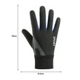 thumbnail image 6 of Iaukyu 1 Pair Winter Warm Sports Gloves Cold Weather Water-Resistant Thick Plush Lining Touchscreen Gloves for Kids, 6 of 7