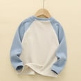 thumbnail image 5 of Eltusu Boys Long Sleeve Tops, Casual Soft Crewneck Thermal Spring Fall Undershirts Blue Size 7 T, 5 of 8