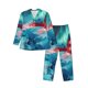 thumbnail image 1 of Fotbe Aurora Borealis Village Pijama de Hombre con Estampado de Manga Larga, Conjunto de 2 Piezas, Ropa de Dormir Suave y Cómoda con Bolsillos-XX-Large, 1 of 7